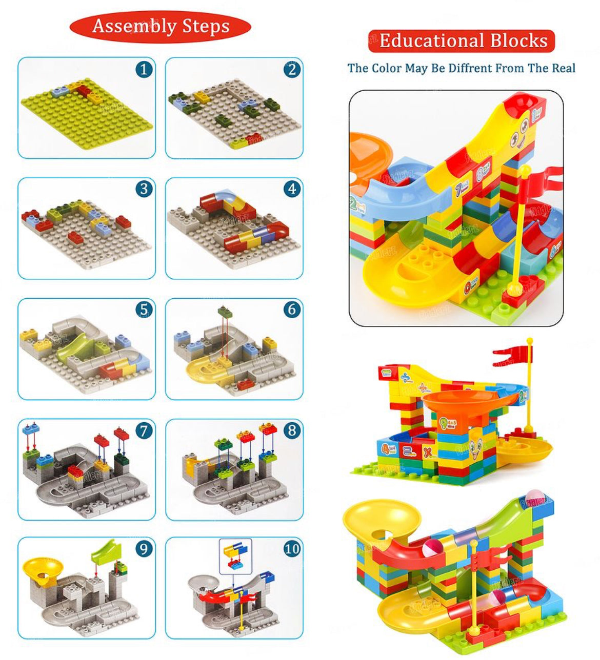 Educational Blocks 88 Pcs